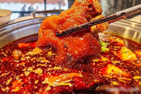 炸皮蹄花火锅技术配方和视频教程-小吃方略网