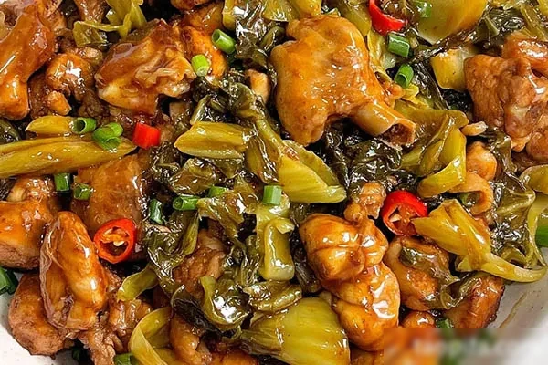 酸菜鸡双椒鸡技术配方和视频教程-小吃方略网