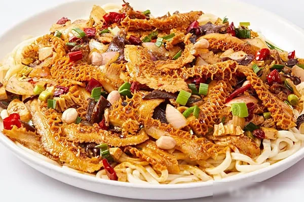 疯狂爆肚面商业版技术配方和视频教程-小吃方略网