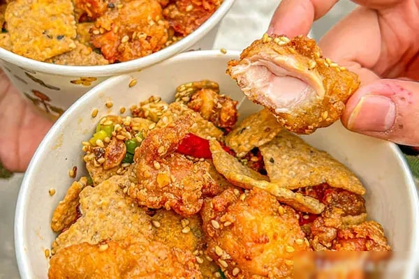 图片[1]-5种口味蟹黄锅巴鸡配方和视频教程-小吃方略网