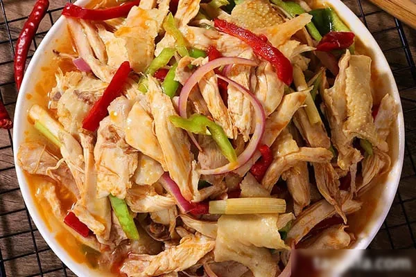 原味道新疆椒麻鸡技术-小吃方略网