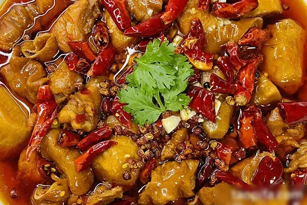 钟大肥肠鸡实体店技术-小吃方略网