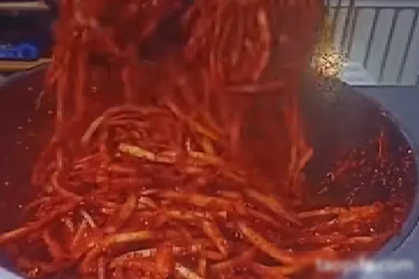 图片[1]-韩式拌桔梗视频教程-小吃方略网