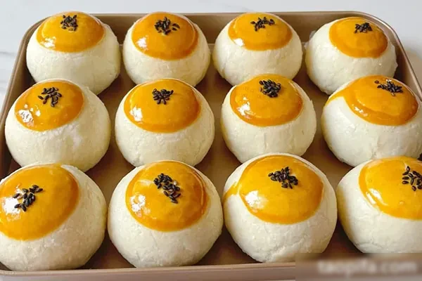 蛋黄酥配方和视频教程-小吃方略网