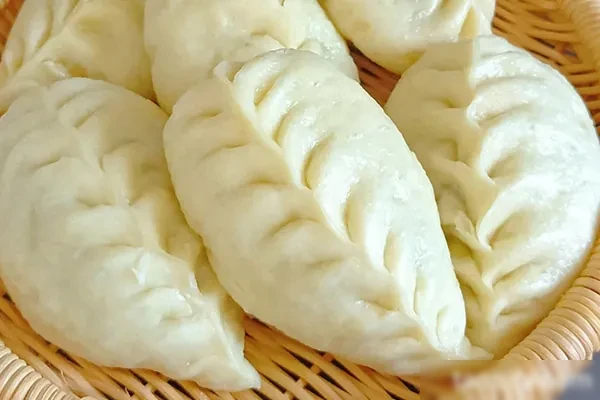 图片[1]-梅干菜柳叶包、蔬菜提褶包技术配方和视频教程-小吃方略网