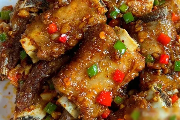 蒜香排骨、蒜香鸡叉骨》商业版配比量化视频教程-小吃方略网