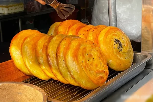 香酥牛肉饼技术配方和视频教程-小吃方略网