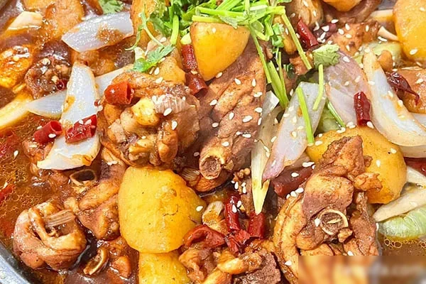 图片[1]-网红摇滚鸡视频教程-小吃方略网