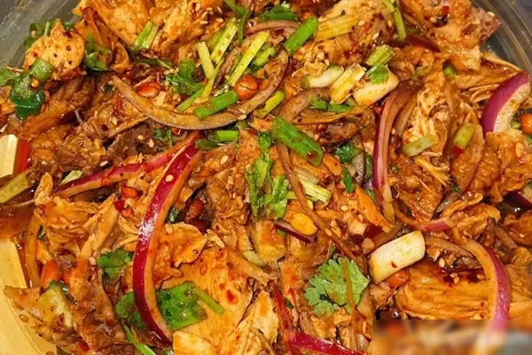 特色拌鸡架技术配方和视频教程-小吃方略网