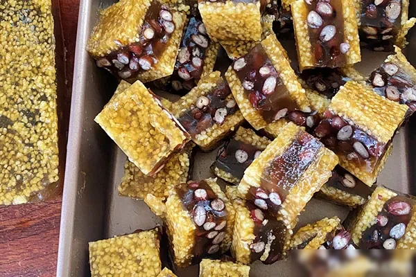 养生杂粮糕视频教程-小吃方略网