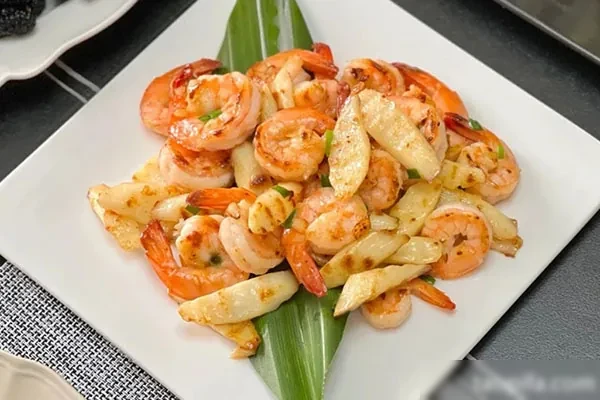 淮山煎虾仁视频教程-小吃方略网