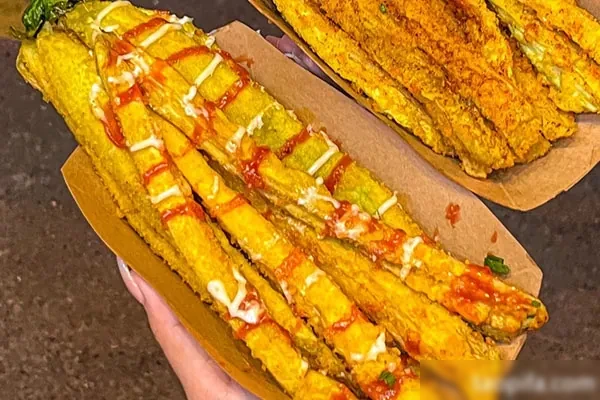 劈腿茄子做法教程（家用商用均可）技术配方和视频教程-小吃方略网