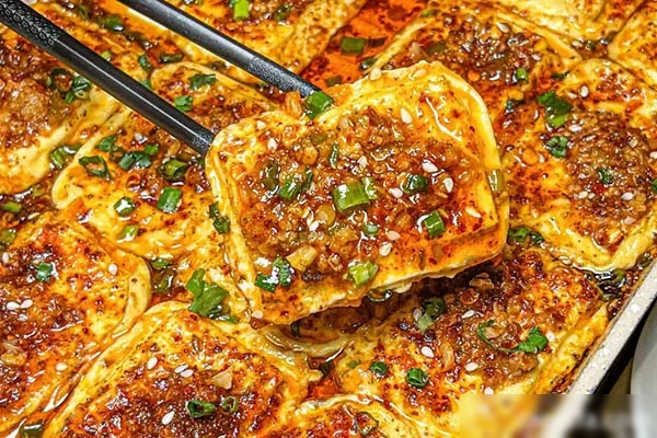 图片[1]-铁板包浆豆腐技术-小吃方略网