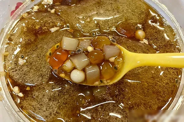 可商用QQ弹弹红糖手搓冰粉视频教程-小吃方略网