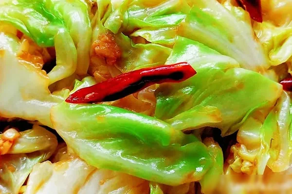 图片[1]-包菜炒粉条 手撕包菜视频教程-小吃方略网