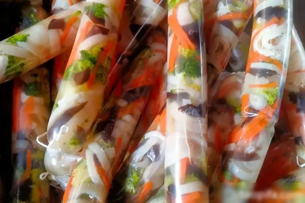 农家蔬菜肠制作视频教程-小吃方略网