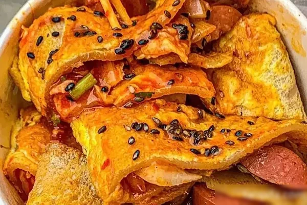 图片[1]-烤冷面技术配方和视频教程-小吃方略网