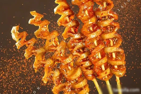 烤面筋技术教程3000米-小吃方略网