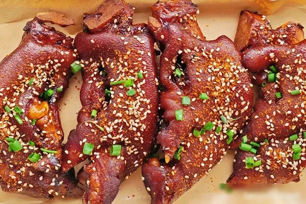 秘制烤猪蹄视频教程-小吃方略网