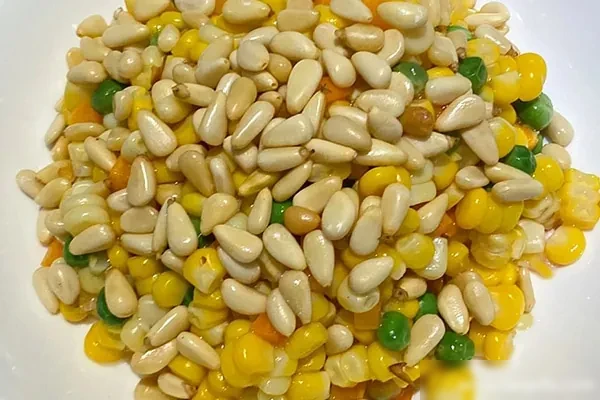 松仁玉米粒视频教学-小吃方略网